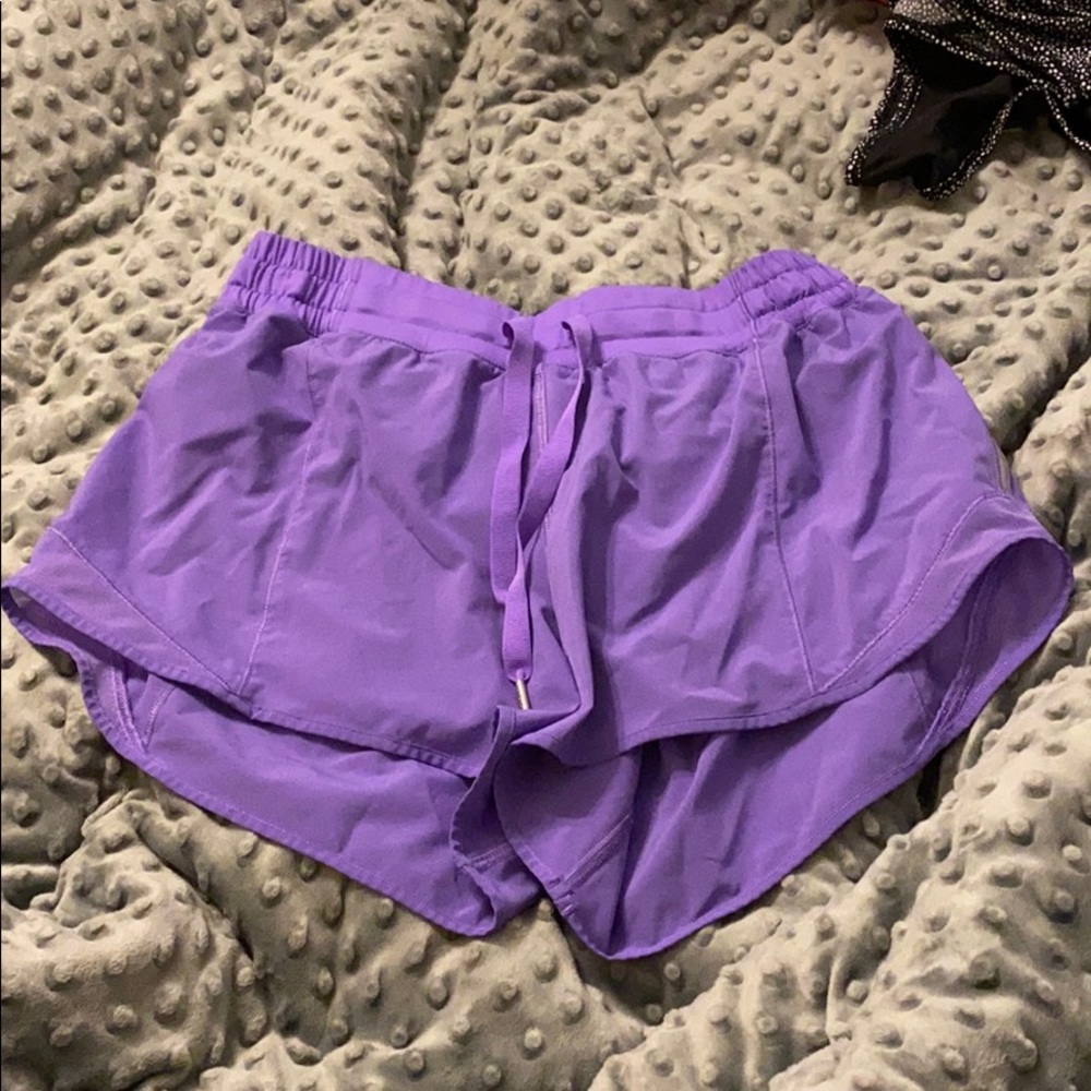 Size 8 purple lulu lemon shorts